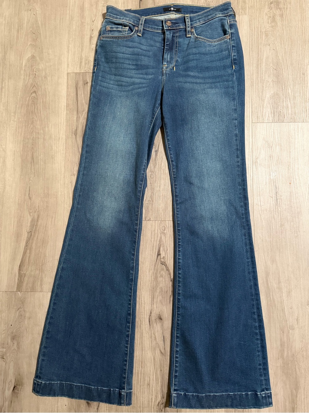 7 For All Mankind Dojo Jean Size 28 Never Worn - Picture 3 of 6